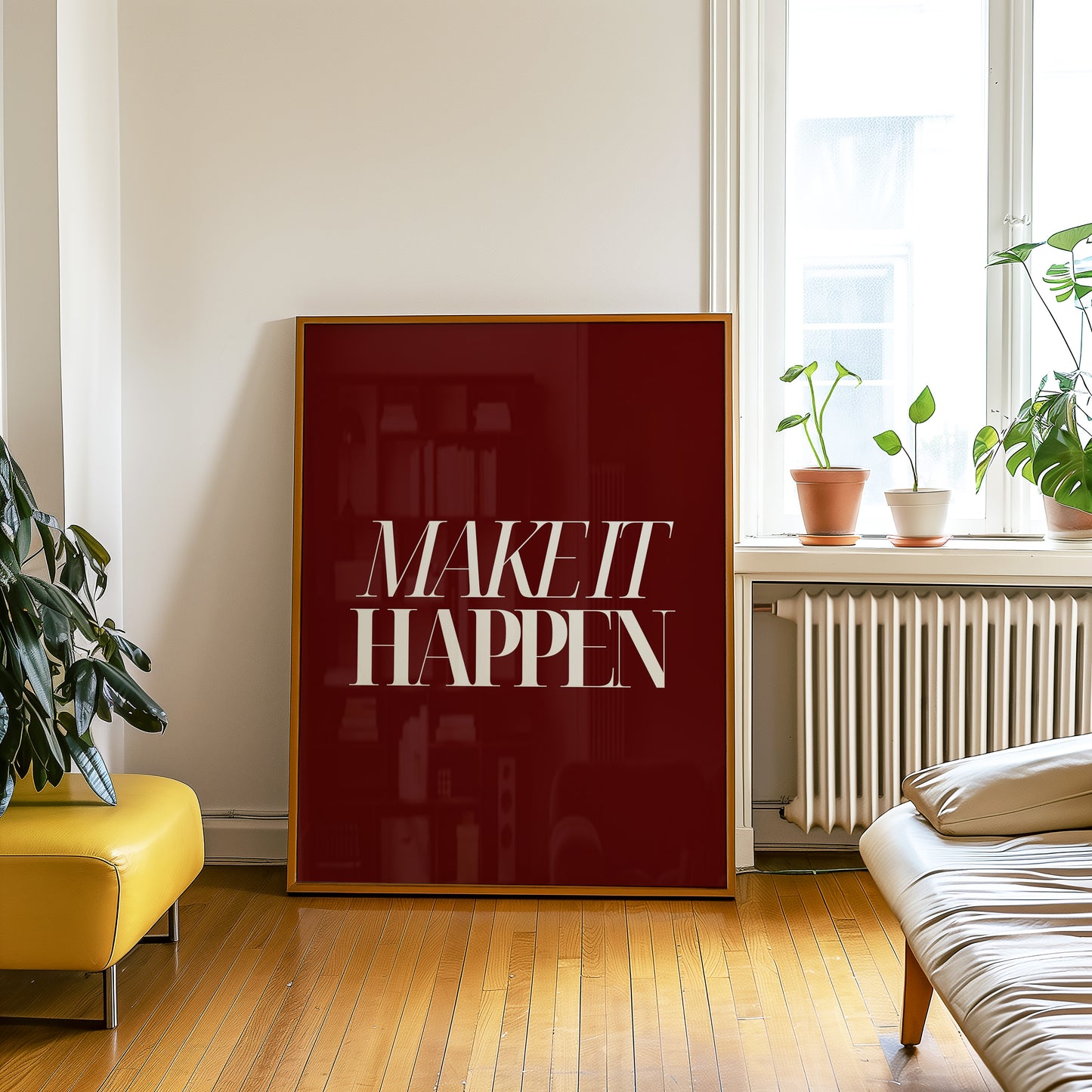 Make It Happen Print - Red