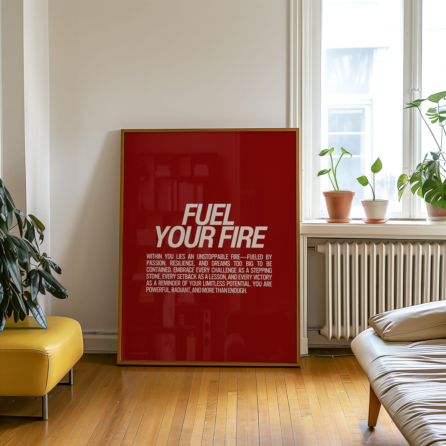 Fuel Your Fire Print - Red