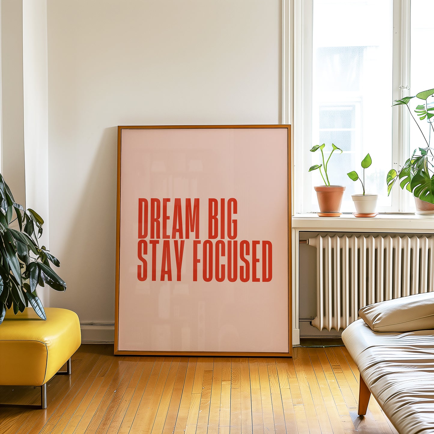 Dream Big Print - Red Salmon