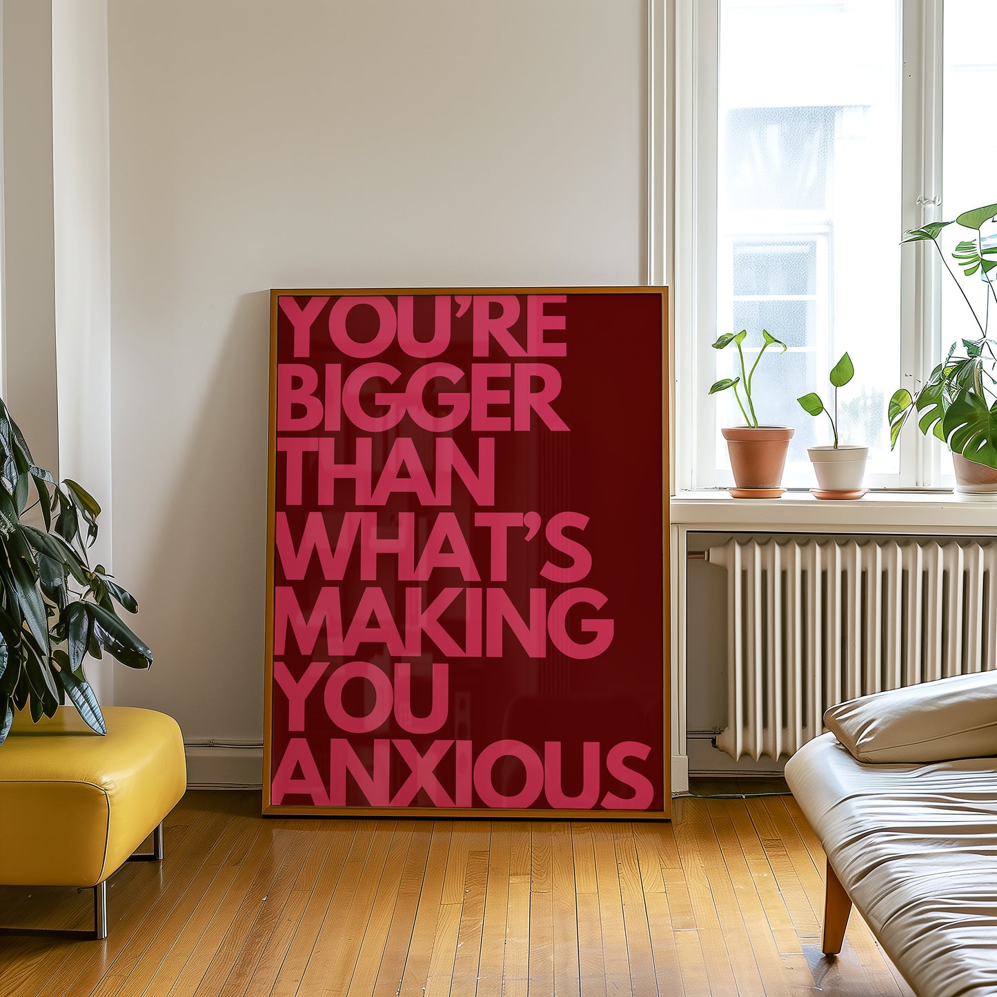 Bigger Than Print - Pink Red