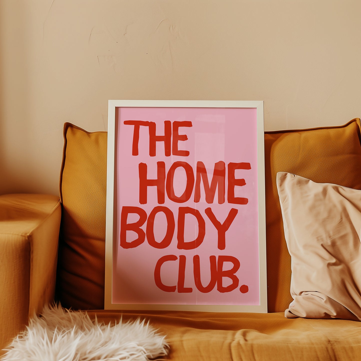 The Homebody Club Bold Print - Pink Red