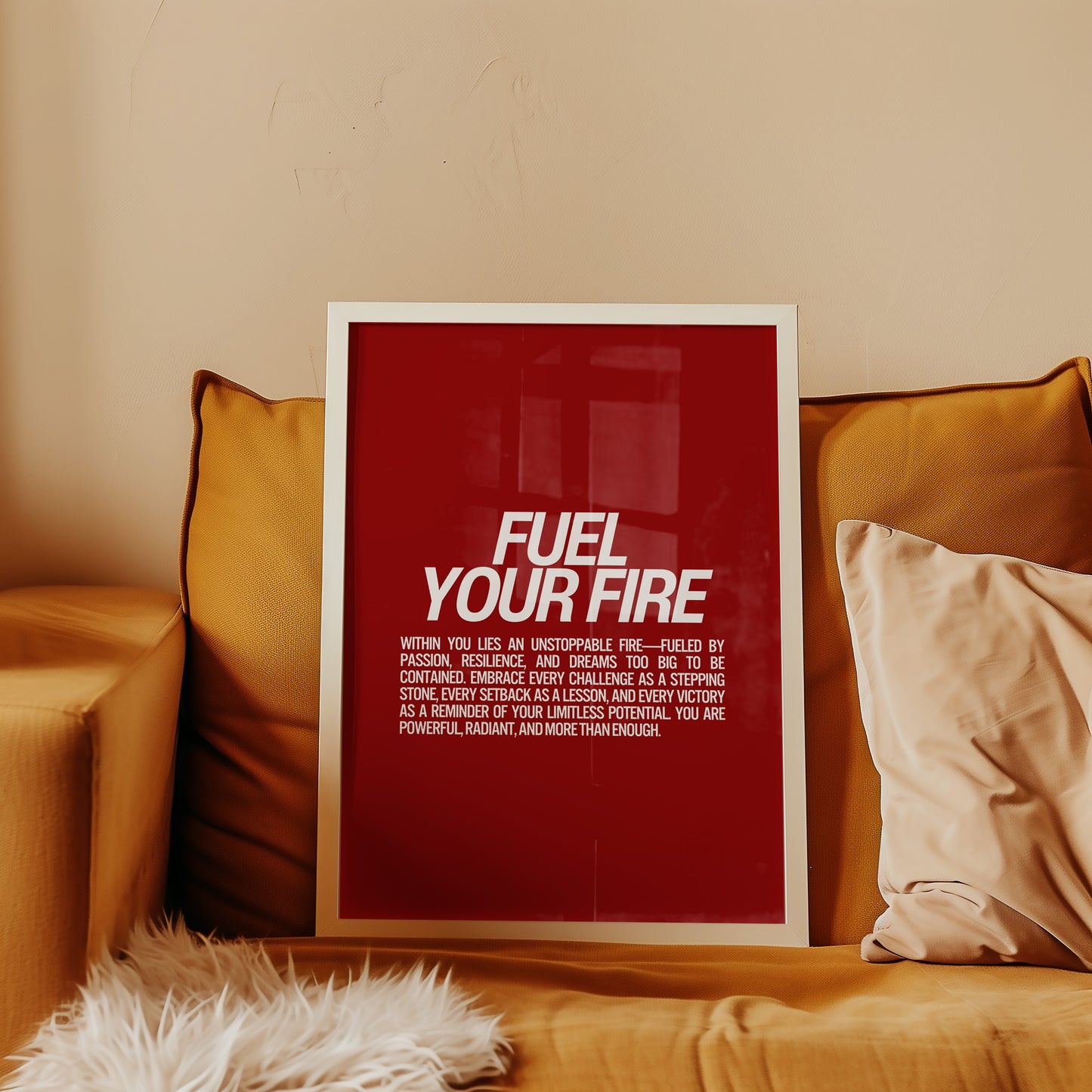 Fuel Your Fire Print - Red