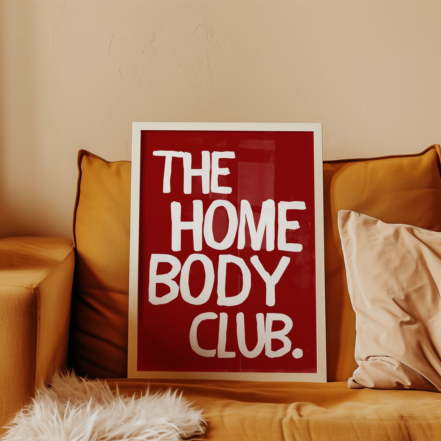 The Homebody Club Bold Print - Red