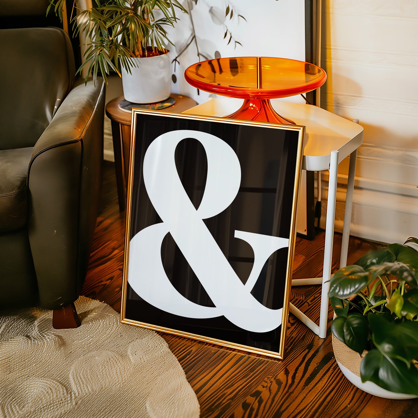 AMPERSAND PRINT - BLACK
