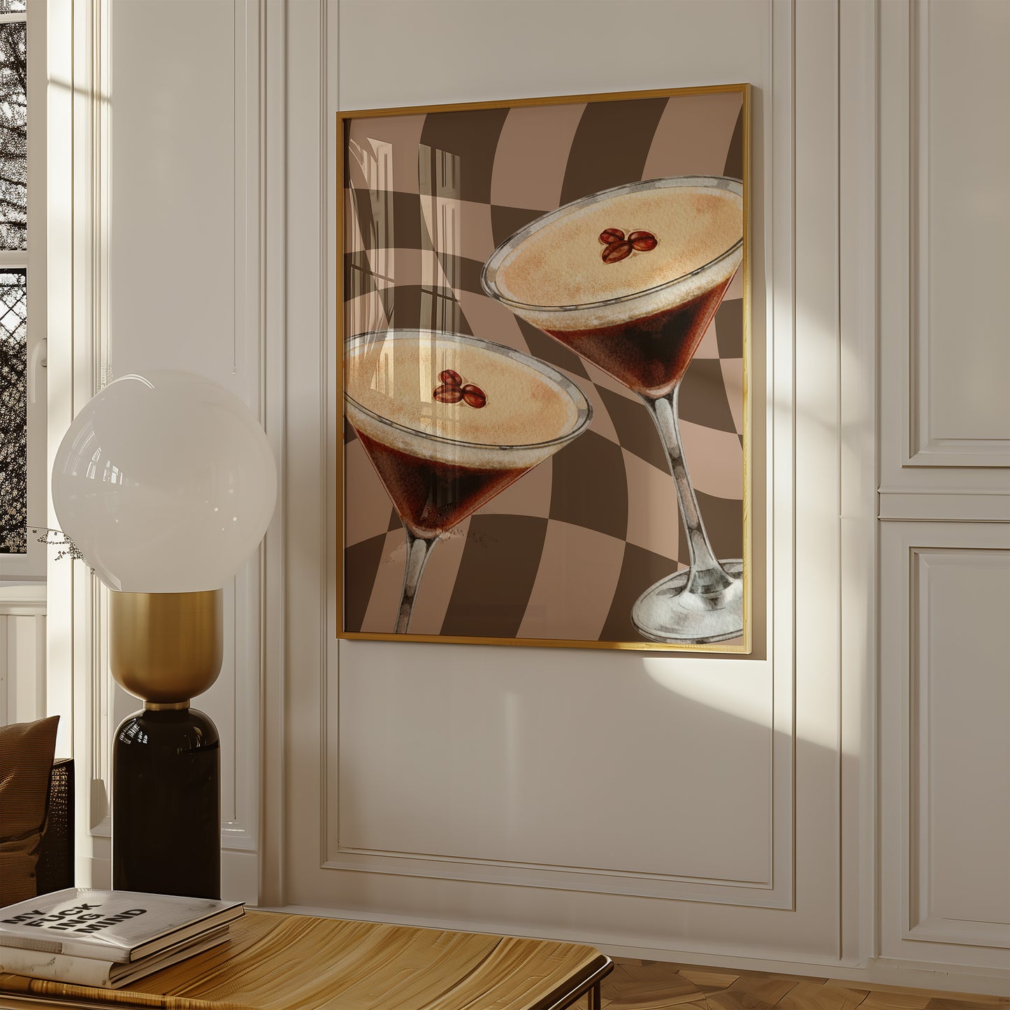 Groovy Expresso Martini Print