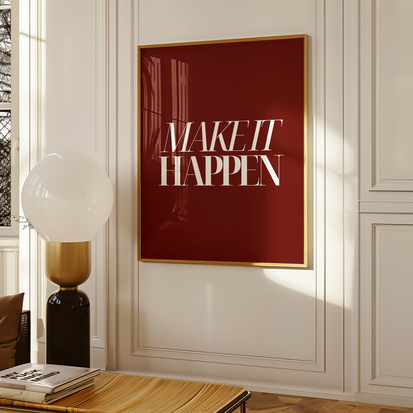 Make It Happen Print - Red
