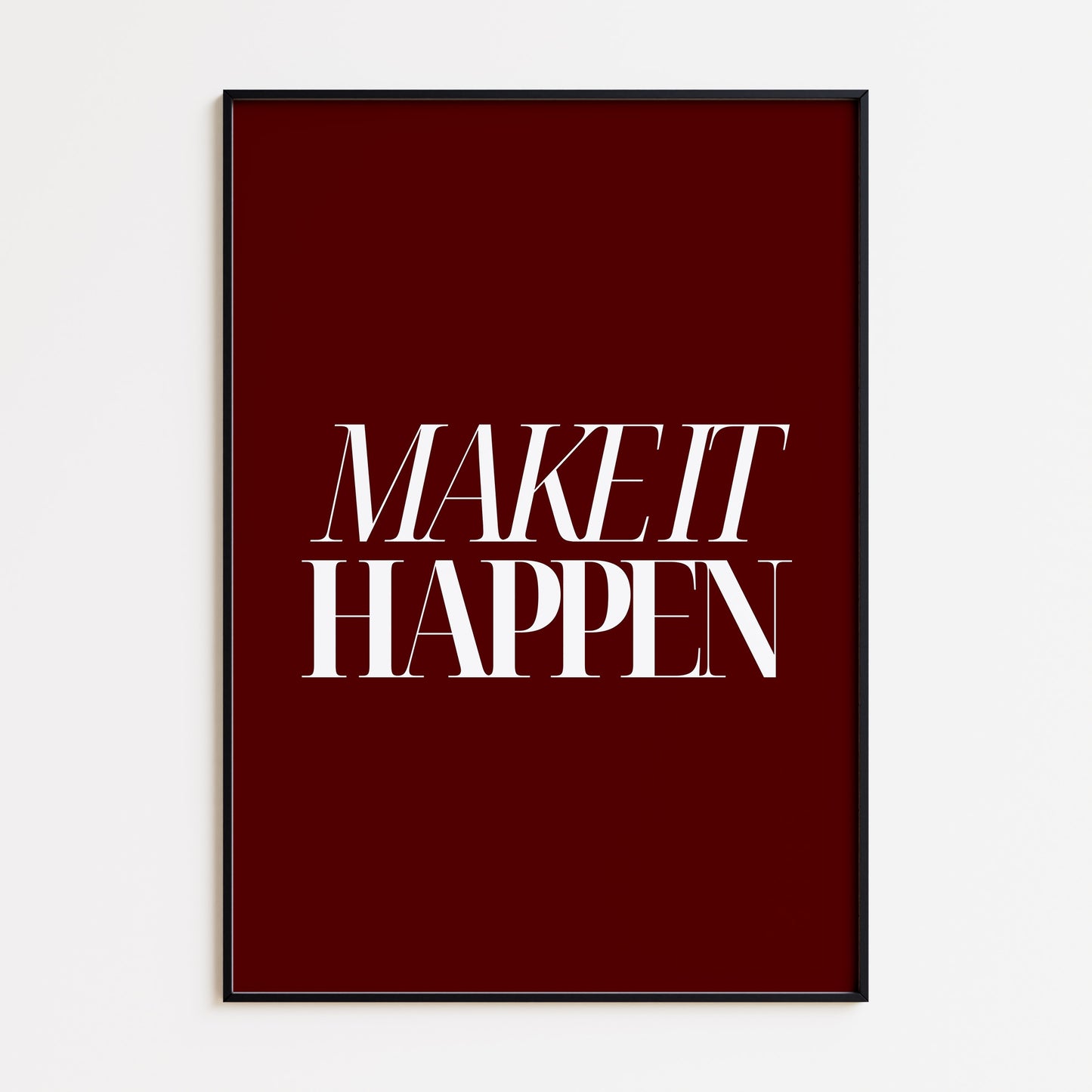 Make It Happen Print - Red