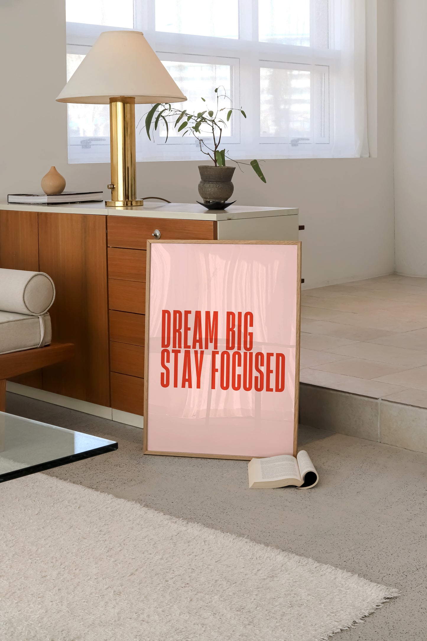 Dream Big Print - Red Salmon