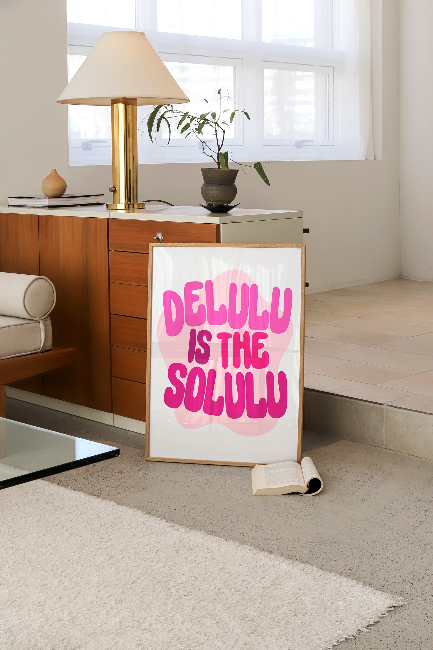 Delulu Is The Solulu Print