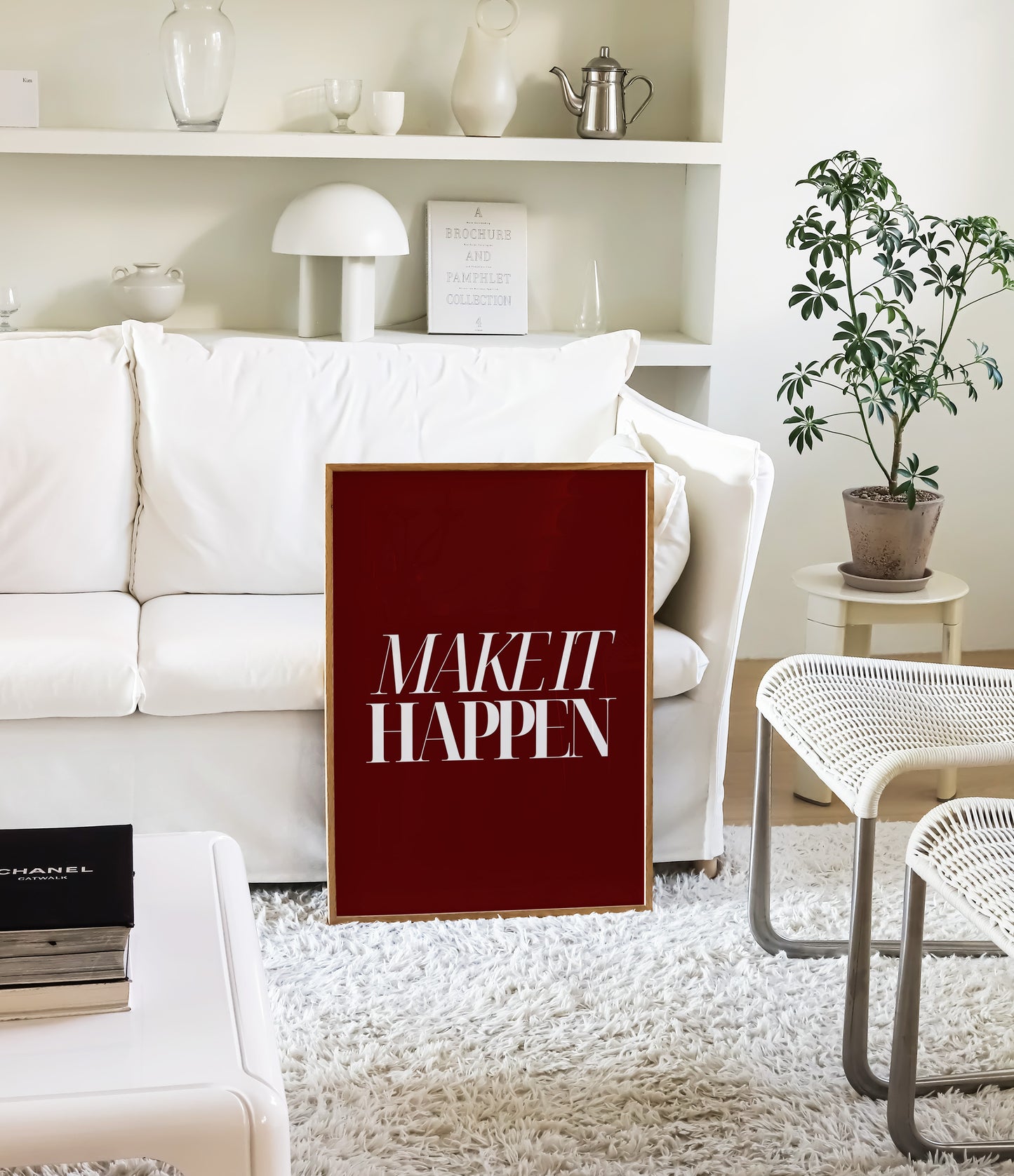 Make It Happen Print - Red