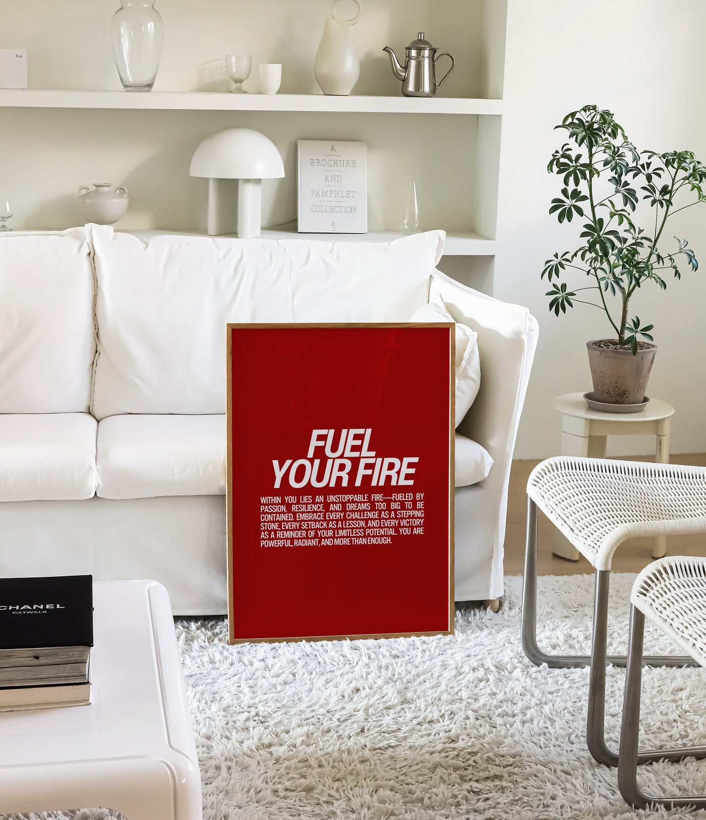 Fuel Your Fire Print - Red