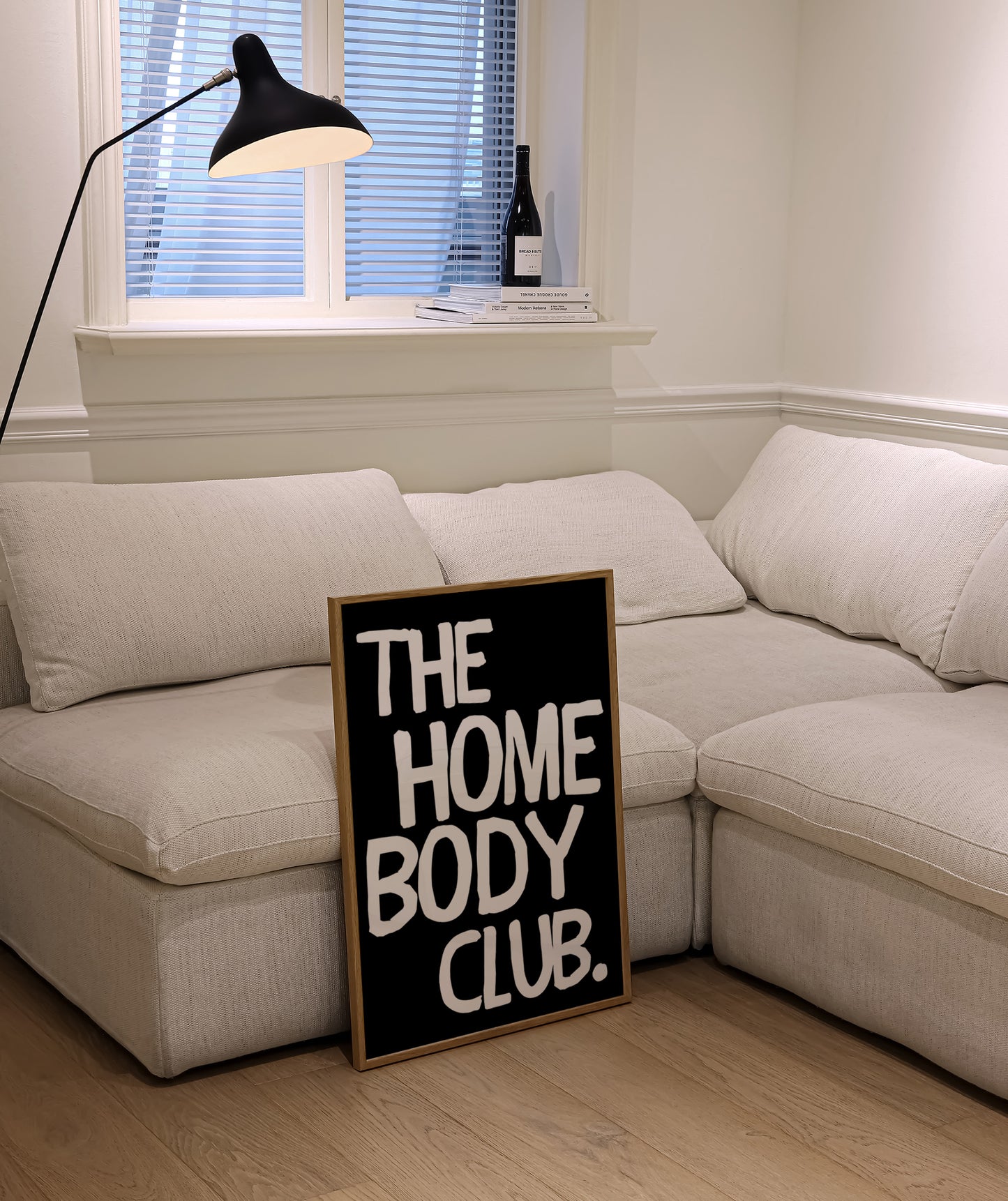 The Homebody Club Bold Print - Black
