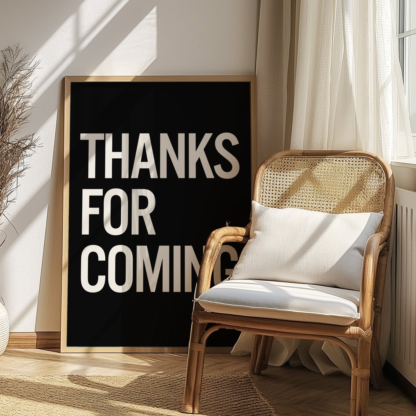 THANKS FOR COMING PRINT