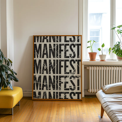 MANIFEST DISTRESSED - BLACK