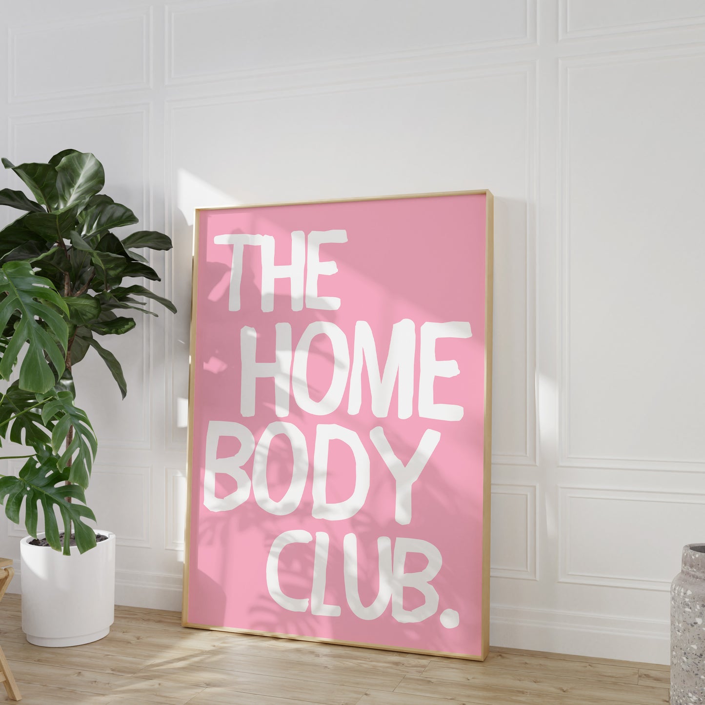 The Homebody Club Bold Print - Pink