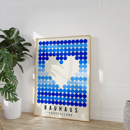 BAUHAUS BLUE HEART