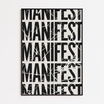 MANIFEST DISTRESSED - BLACK