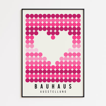 BAUHAUS PINK HEART