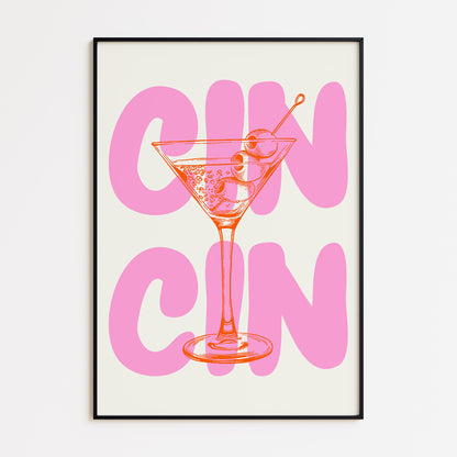 CIN CIN COCKTAIL - PINK ORANGE