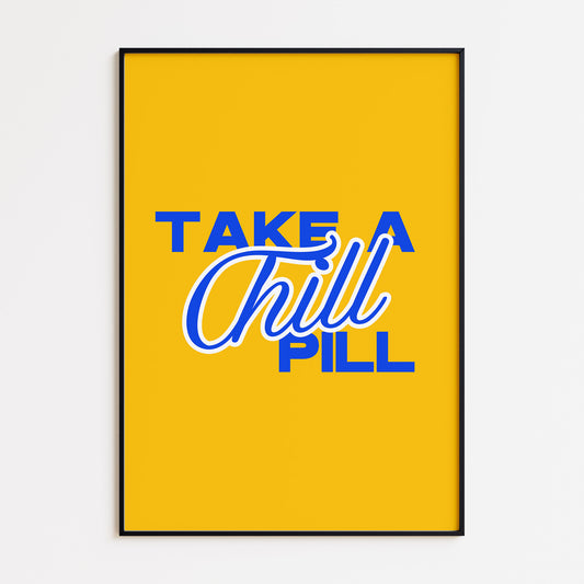 Chill Pill - Yellow Blue