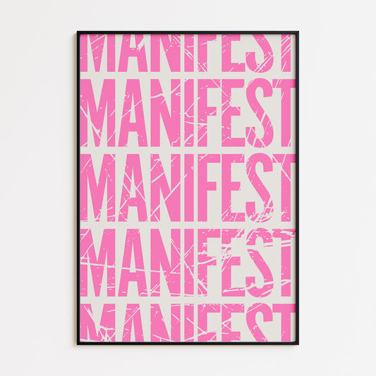 MANIFEST DISTRESSED - PINK