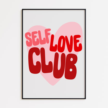HEART SELF LOVE CLUB - RED