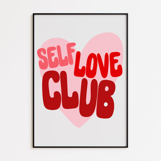 HEART SELF LOVE CLUB - RED