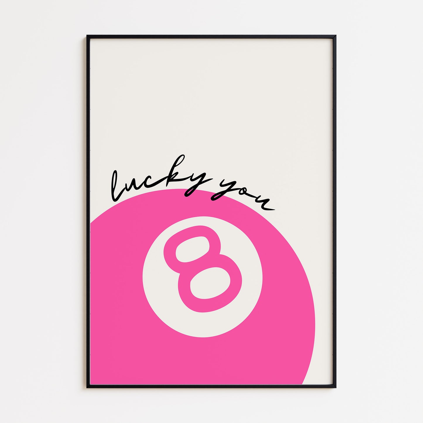 LUCKY 8 BALL - HOT PINK