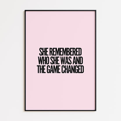 GAME CHANGED - PINK