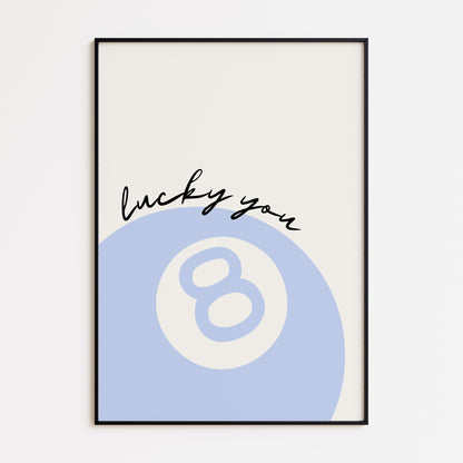LUCKY 8 BALL - BLUE
