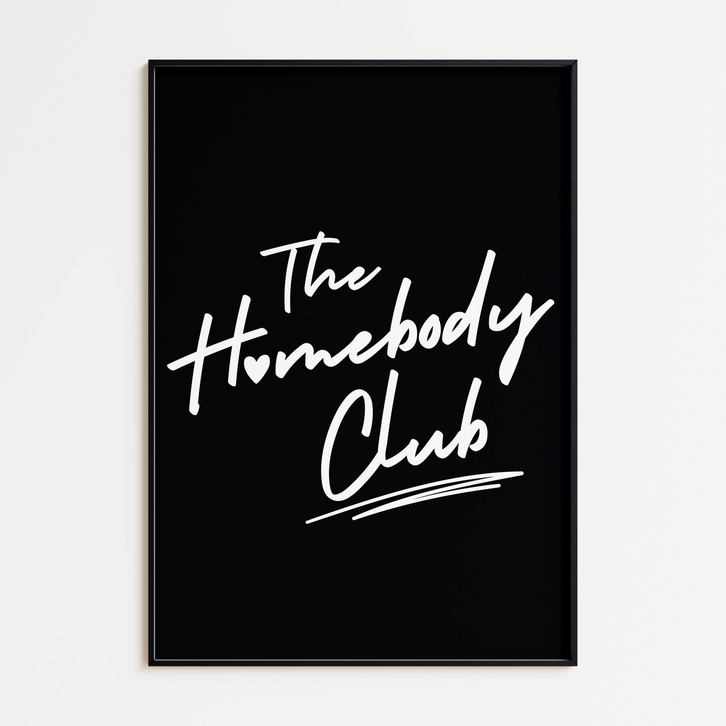 THE HOMEBODY CLUB - BLACK