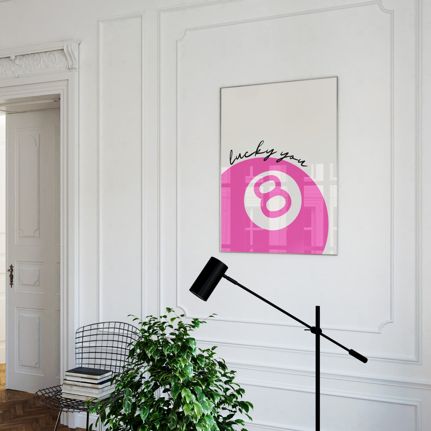 LUCKY 8 BALL - HOT PINK
