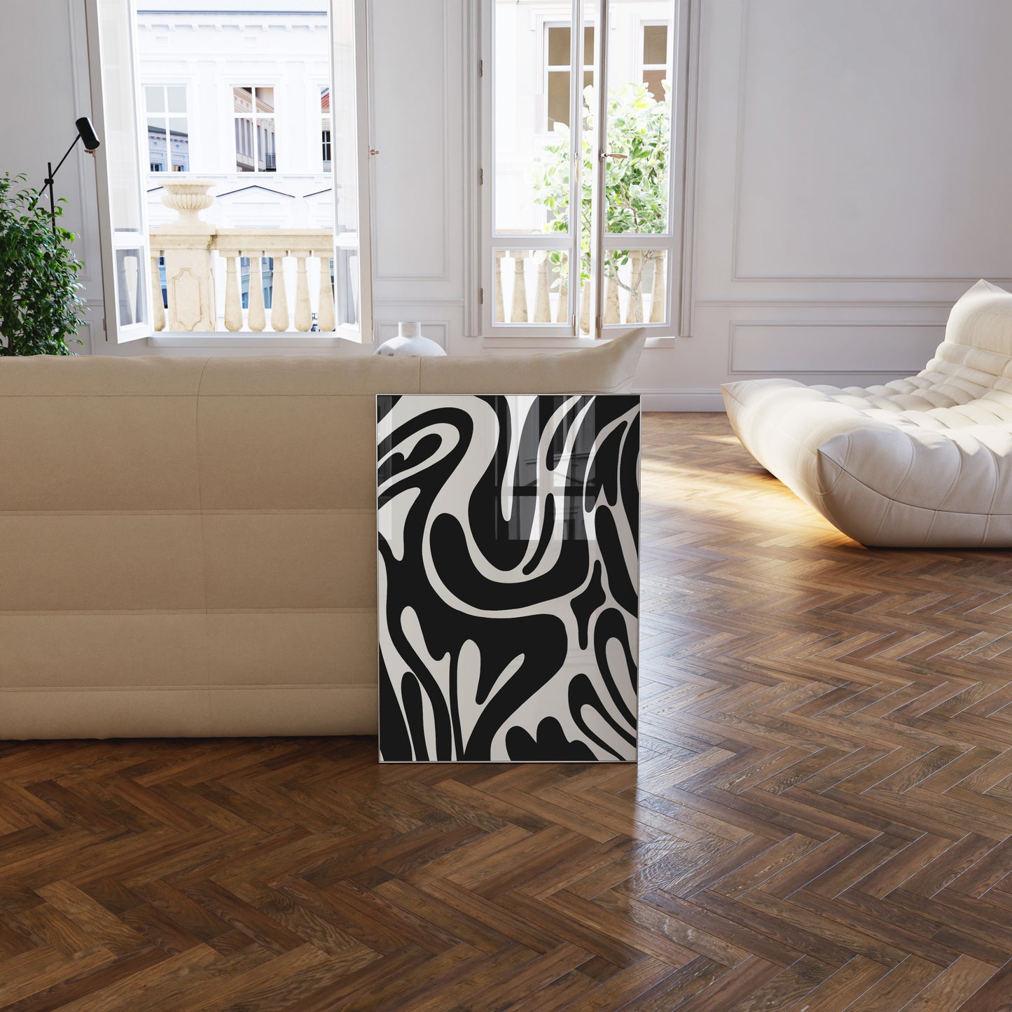 FUNKY ABSTRACT - BLACK