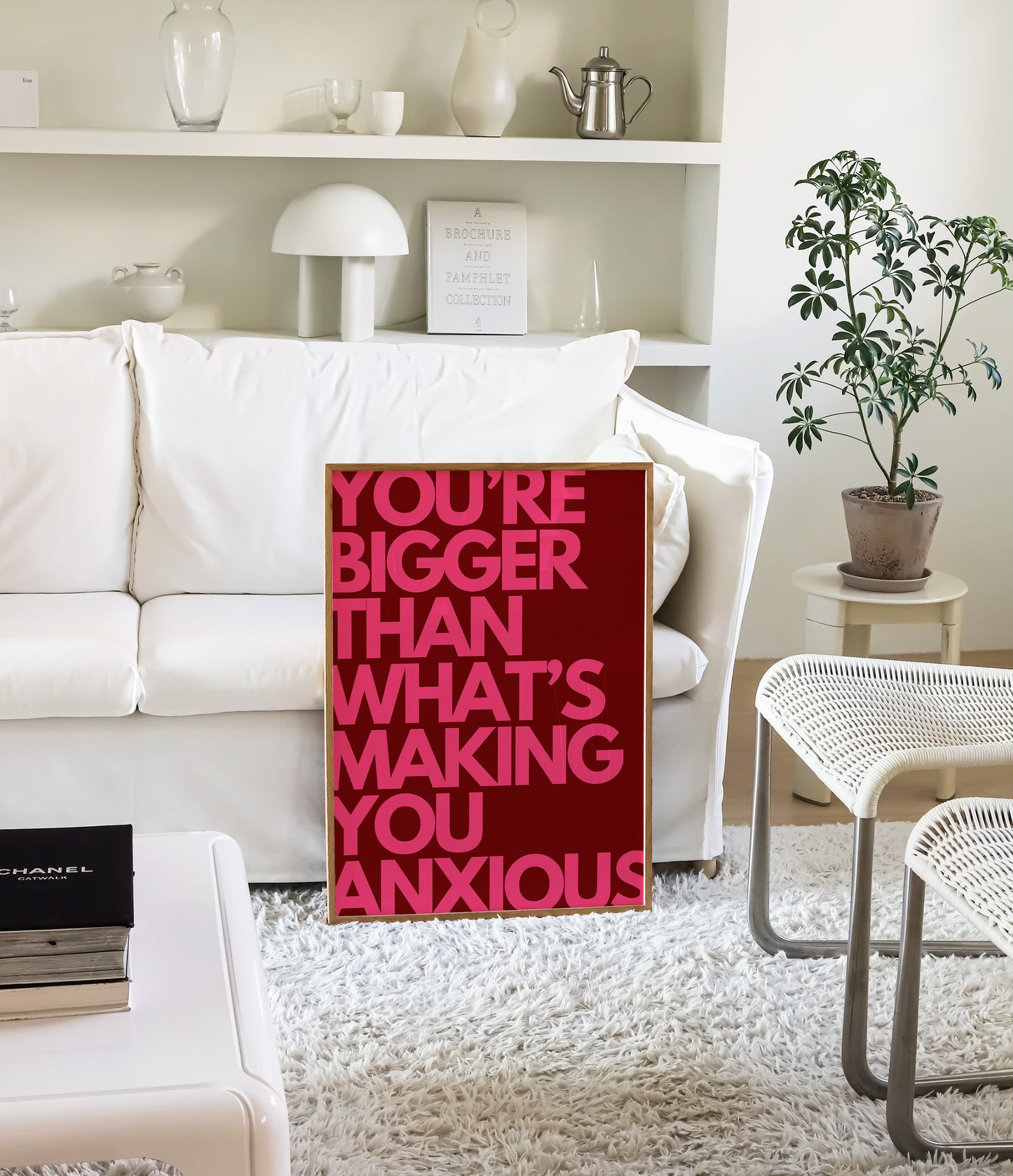Bigger Than Print - Pink Red