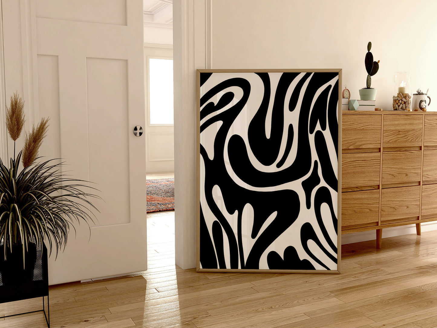 FUNKY ABSTRACT - BLACK