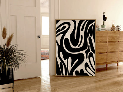 FUNKY ABSTRACT - BLACK